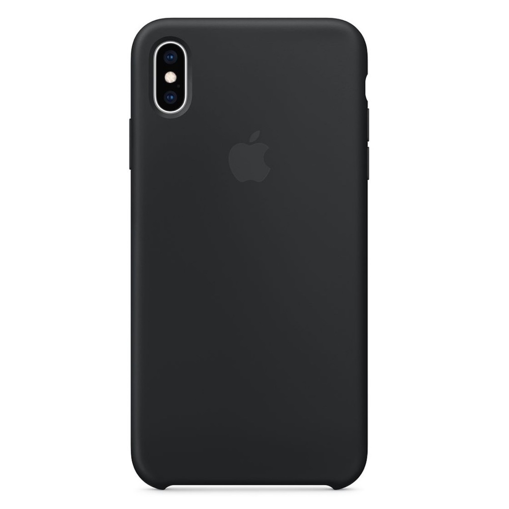 Apple silicone case for iPhone XS Max - Black